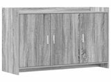 Sideboard Grey Sonoma 98.5 x 33 x 80 cm Engineered Wood 8011128