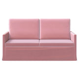 2 Seater Sofa Pink 150 x 81 x 82 cm Velvet 42041091