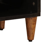 TV Cabinet with Drawer Walnut 100 x 33 x 46 cm Solid Mango Wood 4018240