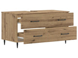 Bathroom Sink Cabinet HAARLEM Artisan Oak 82 x 41x 58.5 cm 896804