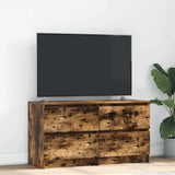 TV Cabinet Smoked Oak 100x35x54 cm Engineered Wood 861800