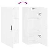 Wall Mounted Cabinet White 34.5x34x90 cm 828868