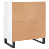Sideboards 2 pcs High Gloss White Engineered Wood 3190135