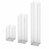 3 Piece Gabion Set Galvanised Wire 141048