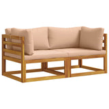 2 pcs Sectional Corner Sofa with Cushions 42028332