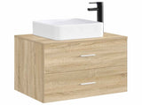 Bathroom Wash Basin Matte Black 49 x 37 x 14 cm Metal 890253