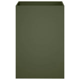 Garden Planter Olive Green 50 x 50 x 75 cm Cold-rolled Steel 8005392