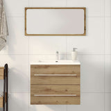 Bathroom Sink Cabinet Artisan Oak 60x38.5x48 cm Engineered Wood 862027