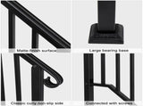 Matte Black Outdoor 1st Tier Iron Handrail 49428586