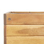 Raised Garden Planter 78.5x58.5x78.5 cm Solid Acacia Wood 46584