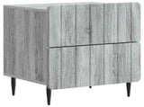 Bedside Cabinet Grey Sonoma 43 x 34.5 x 49.5 cm Engineered Wood 894307