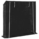 Firewood Rack with Rain Cover 200x40x200 cm Galvanised Steel 4104956
