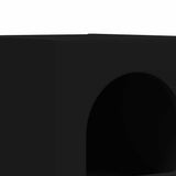 Bedside Table ELST Black 29.5 x 33.5 x 50 cm Engineered Wood 891226