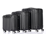 3 Pcs Suitcase Lightweight ABS Carry-on Hand Luggage 4 Spinner Wheels Trolley Case 65177653