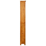 6-Tier Bookcase 80x22.5x180 cm Solid Oak Wood 244470