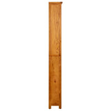 Bookcase Brown Solid Oak Wood 80x22.5x180 cm Bookcase 244470