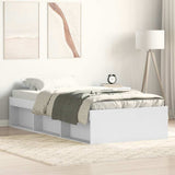 Bed Frame without Mattress White 90x190 cm Single 3203838