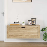 Wall Shoe Cabinet Sonoma Oak 100x35x38 cm Engineered Wood 821023