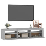TV Cabinet with LED Lights Grey Sonoma 180x35x40 cm 3152760