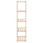 5-Tier Storage Racks 5 pcs 80x38x170 cm Solid Pinewood 250 kg 3051115