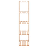 5-Tier Storage Racks 5 pcs 80x38x170 cm Solid Pinewood 250 kg 3051115