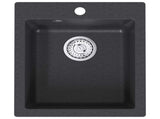Kitchen Sink Single Basin Granite 42.5 x 50 x 31 cm Graphite 42053750