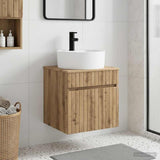 Wall-mounted Sink Vanity Artisan Oak 49 x 44.5 x 65 cm 890601