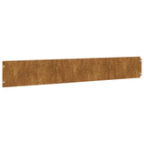Lawn Edgings 50 pcs 15x103 cm Flexible Corten steel 821893