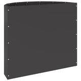 Planter Black 60 x 30 x 50 cm Steel 883717