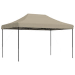 Foldable Party Tent Pop-Up Taupe 440x292x315 cm 4004962