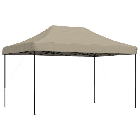 ZNTS Foldable Party Tent Pop-Up Taupe 440x292x315 cm 4004962