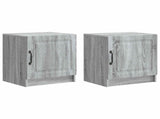 Bedside Cabinet 2 pcs Grey Sonoma 43 x 34.5 x 47 cm 895728