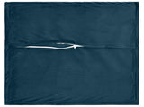 Cushion with Pillow HOUTEN 2 pcs Blue Velvet 936266