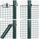 Welded Wire Fence with Spikes 100 x 0.5 m 3352135
