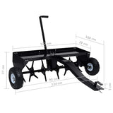 147892 Lawn Aerator for Ride-on Mower 102 cm