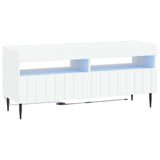 LED TV Cabinet White Engineered Wood 896545
