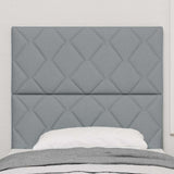 Headboard with Headboard Light Grey 100 cm Faux Leather 3337899