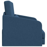 Sofa Bed Blue 65 x 80 x 83 cm Fabric 4106644