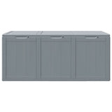151235 Garden Storage Box 270L Grey PP Wood Look