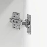Bathroom Cabinet Set TULUM High Gloss White 37 x 31.5 x 203 cm 880355
