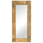 ZNTS Mirror Solid Mango Wood 50x110 cm 246303