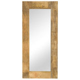 ZNTS Mirror Solid Mango Wood 50x110 cm 246303