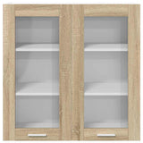 Hanging Cabinet Sonoma Oak 80 x 31 x 80 cm Engineered Wood 884324