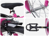 Kids Bike 18 Inches for 5-7 Years Old Pink Black 42009243