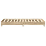 Bed Frame No Mattress Sonoma Oak 90x200 cm Engineered Wood 861050