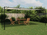 Gazebo White 4x4 m 180 g/m Fabric and Steel 362464