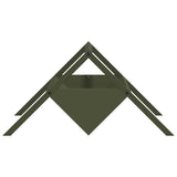 Livestock Feeding Trough Olive Green 111 x 76 x 38 cm 874661
