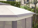 3 x 4m Garden Gazebo Hexagon Pop Up Gazebo Party Tent Canopy Double Roof Instant Shelter with T3398P315420