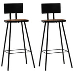 3 Piece Bar Set Black 3057828