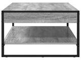 Coffee Table Grey Sonoma 80 x 50 x 40 cm Engineered Wood 886441